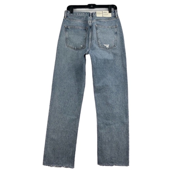 Agolde 90'S PINCH WAIST HIGH RISE STRAIGHT IN RUMINATE Size 25 - Picture 4 of 16